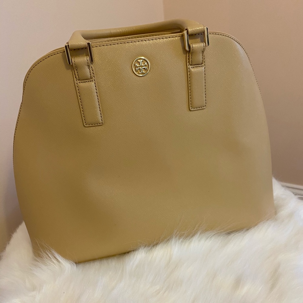 Tory Burch Leather Robinson Dome Satchel